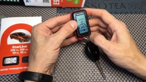 Star line Как включить и посмотреть на брелоке заряд акб, температуру салона, температуру двс