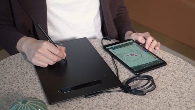 XP-PEN Star G960S Drawing Tablet Digital HandWriting Pad смотреть онлайн