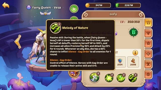 Fairy Queen Vesa Build Guide - Idle Heroes смотреть онлайн