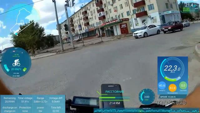круг по городу на электровелосипеде. краткая инстаграм версия под музыку. смотреть онлайн