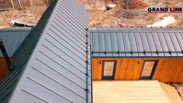 Барнхаус BARN130 // Аэросъемка // стильные модульные дома в стиле BARNHOUSE