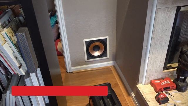 Mantle Mount And In Wall Subwoofer Install