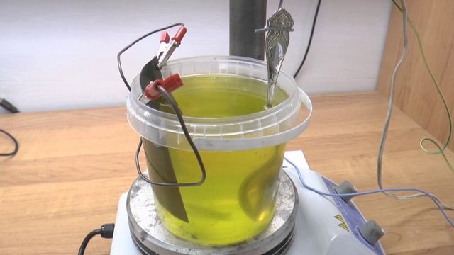Гальваническое золочение серебряной ложки смотреть онлайн
