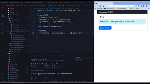 Angular 15 - Input y Output смотреть онлайн