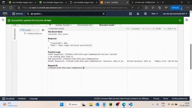 Read S3 File from Lambda | Partial Read from File using Byte-Range and S3 Select by awsmasterchef смотреть онлайн