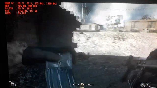Call of Duty 4 Modern Warfare 1 9800 GT Gameplay смотреть онлайн