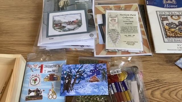 #328. Рукодельные покупки и подарки за Январь 2023/Много наборов, схемы, буклеты,нитки смотреть онлайн