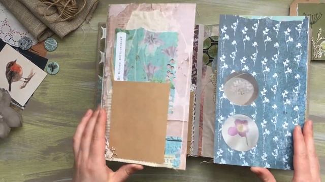 СКРАПБУКИНГ: ОБЗОР АЛЬБОМА В БОТАНИЧЕСКОМ СТИЛЕ смотреть онлайн