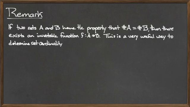 MAT 112: Definition of Cardinality смотреть онлайн