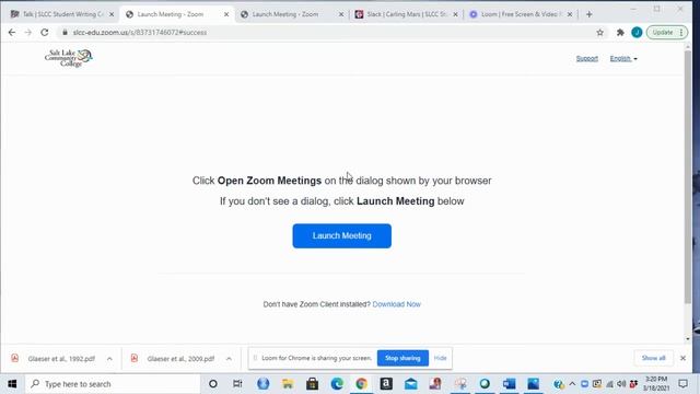 Consultant's Guide to TSR: Starting a Zoom Meeting смотреть онлайн