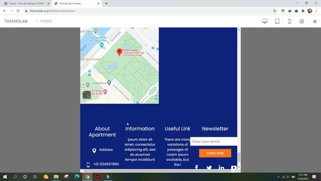 Teaser : Free Bootstrap 4 HTML5 Real Estate Business Website Template смотреть онлайн