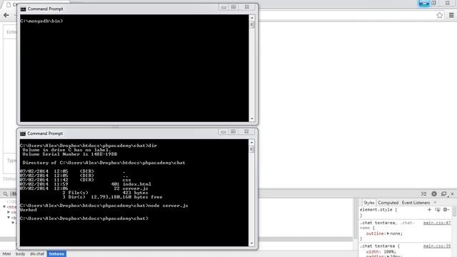 Node.js Real Time Chat: Node and MongoDB (Part 3/7)