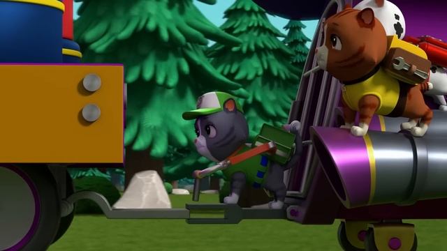 DJ Rubble Saves The Music! w/ PAW Patrol Skye & Chase! | Rubble & Crew смотреть онлайн