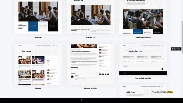 Malex - Business Consulting Agency WordPress Theme modern marketing Easy Create Website смотреть онлайн