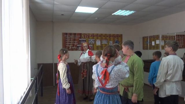 Отрытый урок фольклорного отделения / преподаватель Хрусталева Н.Н. смотреть онлайн