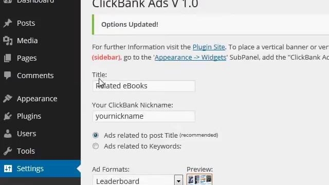ClickBank Ads - WordPress Plugin and Widget смотреть онлайн