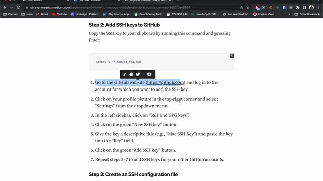 How to Manage Multiple GitHub Accounts on Mac | Step by step guide ⚡️ смотреть онлайн