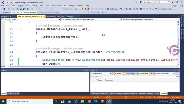 How To Delete Selected Row In DataGridView | DataGridView Cell_Click Event c# смотреть онлайн