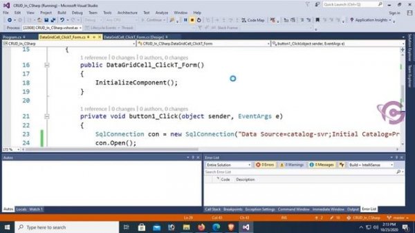 How To Delete Selected Row In DataGridView | DataGridView Cell_Click Event c#