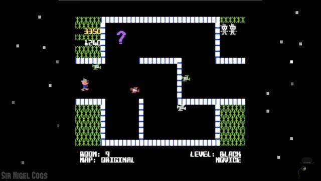 Shamus Gameplay | Classic Commodore 64 Maze Game смотреть онлайн