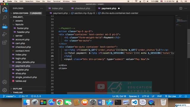 Ecommerce Website With PHP & MySql - 93 - Checking value смотреть онлайн