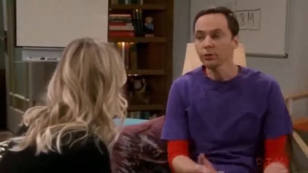 The Big Bang Theory - Penny Helps Sheldon Solve String Theory