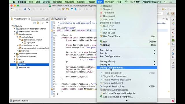 Step 1: Installing Eclipse and Creating a new Vaadin Application смотреть онлайн