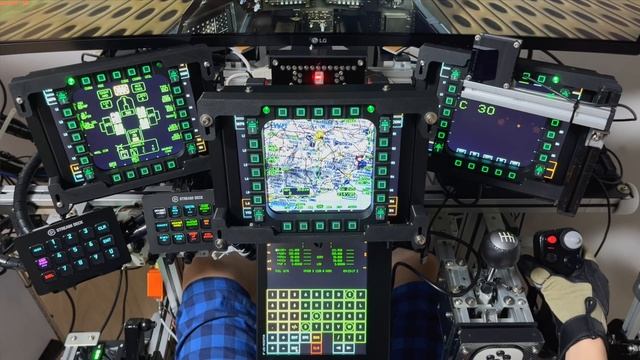 [SimPit] DCS AH-64D Apache PLT home cockpit setup смотреть онлайн