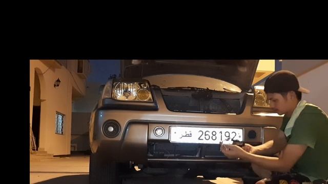 Nissan xtrail upgrade LED Headlight & installed Eagle Eye foglight with change oil смотреть онлайн