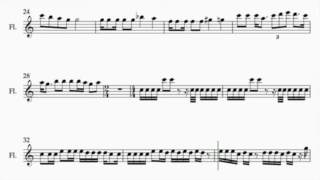 Red Velvet - Feel My Rhythm - Flute/ Violin Sheet Music