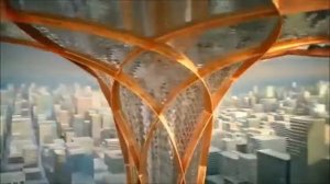 Футаж -  Города будущего