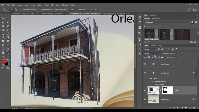 Adobe Photoshop CC Blend Modes (Normal and Dissolve) смотреть онлайн