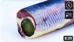 Рулет из селедки фаршированая селедка