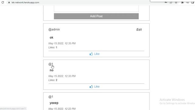 Network App Using Django & React смотреть онлайн