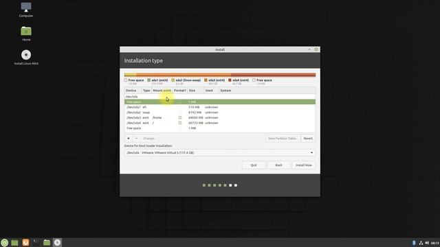 How to Install Linux Mint 19.3 Cinnamon with Manual Partitions | Linux Mint UEFI | 64-bit Install смотреть онлайн