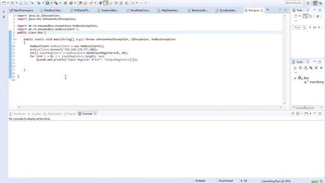 Modbus TCP Connection With EasyModbus Java To Codesys Devices