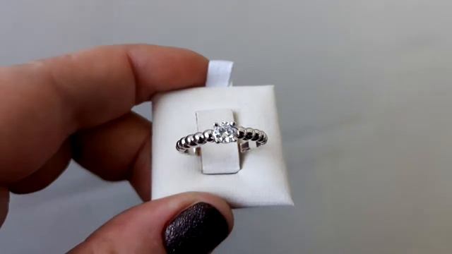 Кольцо Van Cleef and Arpels серебро 925, белый родий Украина, Одесса - Фетиш Бижу смотреть онлайн