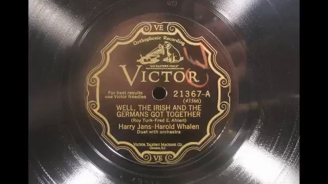 WELL, THE IRISH AND THE GERMANS GOT TOGETHER by Harry Jans & Harold Whelan 1928 смотреть онлайн