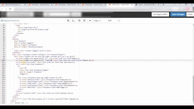 CodeIgniter | How to implement header footer dynamically | Dynamic active menu | Step by Step guid смотреть онлайн