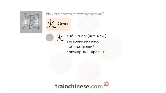 Как пишется 烟 (yān) – дым — порядок черт, ключ, примеры и произношение смотреть онлайн