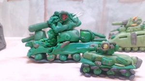 Все серии Кв-6 +(бонусная концовка). Мультики про танки из пластилина.