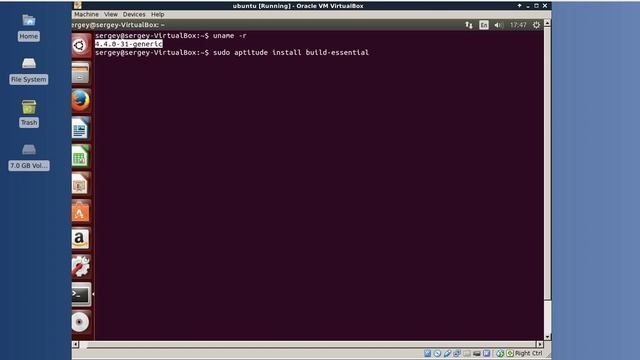 Как установить virtualbox guest additions в Ubuntu 14.04 смотреть онлайн
