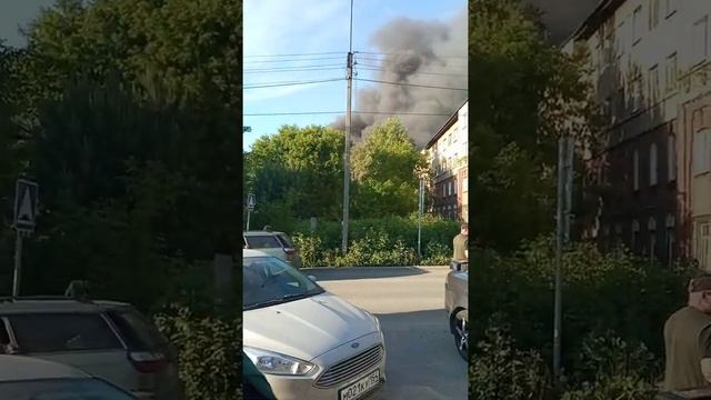 Пожар Новосибирск 11 июня смотреть онлайн