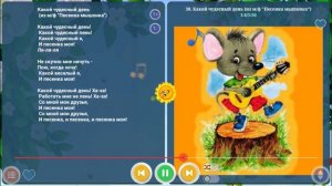 Какой чудесный день (из м/ф "Песенка мышонка")