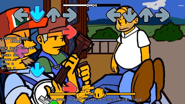 FNF: SIMPSONS █ Friday Night Funkin' – mods █ смотреть онлайн