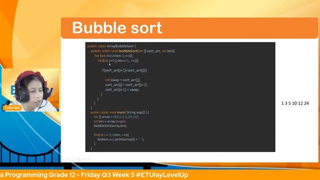 Java Programming Grade 12 - Friday Q3 Week 5 #ETUlayLevelUp смотреть онлайн