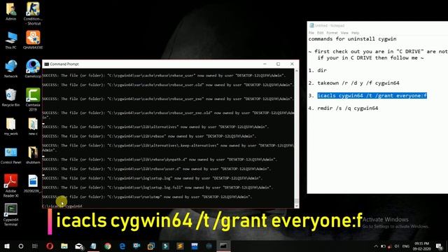 How to Uninstall Cygwin | Problem Solve | Hindi смотреть онлайн