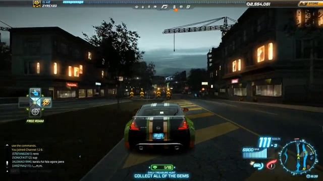 NFS World Free Roam PC Gameplay on HD 5770 смотреть онлайн