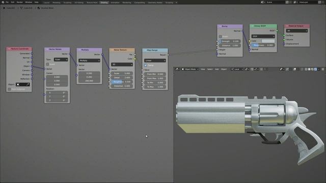 Brushed Metal in Blender - Procedural Texture смотреть онлайн