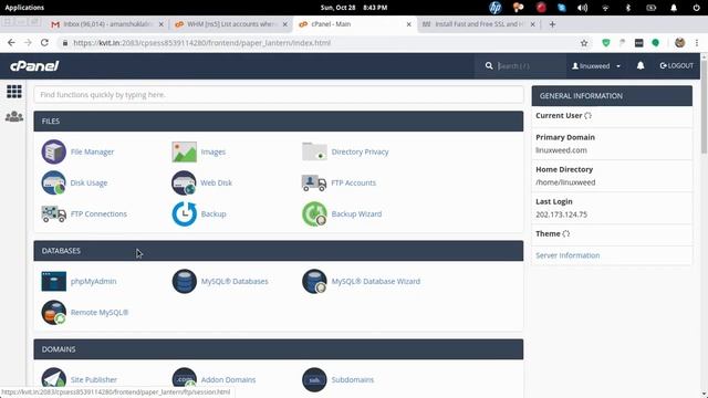 Let's encrypt in cpanel смотреть онлайн